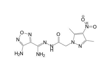 1H-pyrazole-1-acetic acid, 3,5-dimethyl-4-nitro-, 2-[(Z)-amino(4-amino-1,2,5-oxadiazol-3-yl)methylidene]hydrazide