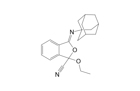 (Z)-3-((3R,5R)-adamantan-1-ylimino)-1-ethoxy-1,3-dihydroisobenzofuran-1-carbonitrile