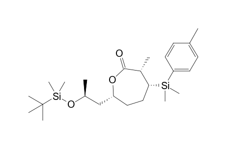 (2S,3R,6R,8S)-8-tert-Butyldimethylsilyloxy-3-[dimethyl(4-methylphenyl)silyl]-2-methylnonano-6-lactone