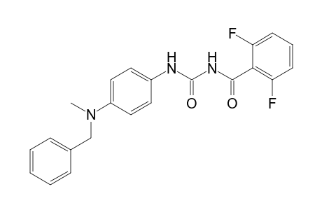 Benzamide, 2,6-difluoro-N-[[[4-[methyl(phenylmethyl)amino]phenyl]amino]carbonyl] -