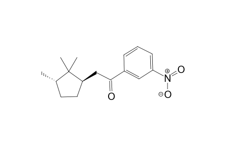 1-(3-Nitrophenyl)-2-[(1R,3S)-2,2,3-trimethylcyclopent-1-yl]ethan-1-one
