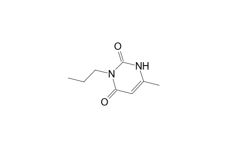 2,4(1H,3H)-Pyrimidinedione, 6-methyl-3-propyl-