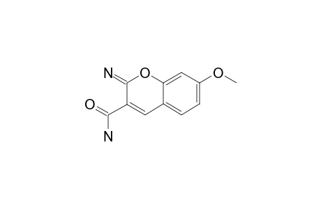 2-IMINO-7-METHOXY-2H-BENZOPYRAN-3-CARBOXAMIDE