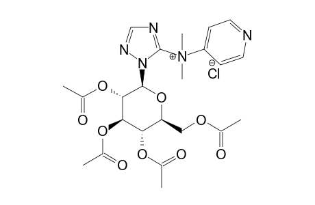 [1-(2,3,4,6-TETRA-O-ACETYL-BETA-D-GLUCOPYRANOSYL)-1,2,4-TRIAZOL-5-YL]-DIMETHYL-(PYRIDIN-4-YL)-AMMONIUM-CHLORIDE