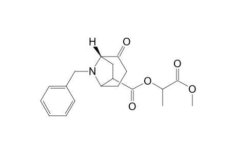 (S)-1-(Methoxycarbonyl)ethyl 8-Benzyl-2-oxo-8-azabicyclo[3.2.1]octane-6-exo-carboxylate