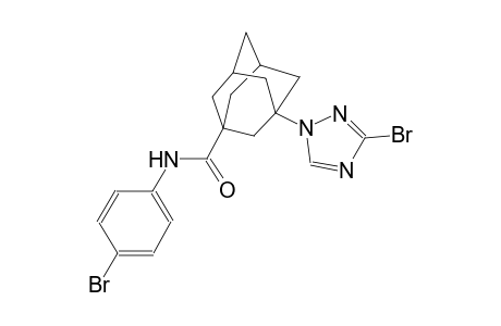 N-(4-bromophenyl)-3-(3-bromo-1H-1,2,4-triazol-1-yl)-1-adamantanecarboxamide