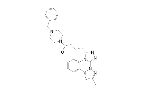 di[1,2,4]triazolo[4,3-a:1,5-c]quinazoline, 10-methyl-3-[4-oxo-4-[4-(phenylmethyl)-1-piperazinyl]butyl]-