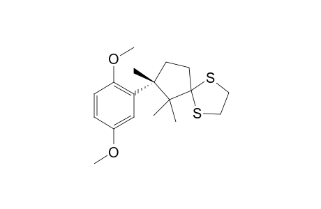 (S)-7-(2,5-Dimethoxy-phenyl)-6,6,7-trimethyl-1,4-dithia-spiro[4.4]nonane