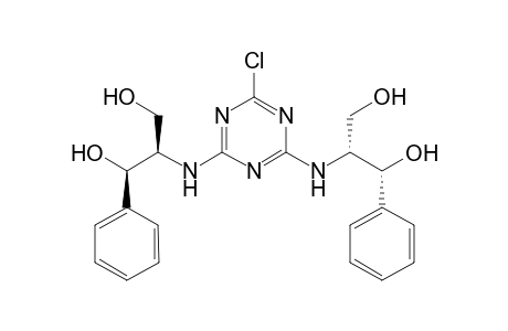 (1R,1'R)(2R,2'R)-(2-Chloro-4,6-bis[(2-hydroxy-1-hydroxymethyl-2-phenyl-ethylamino)]-1,3,5-triazine