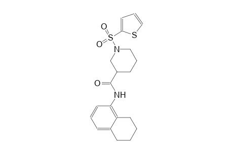 N-(5,6,7,8-tetrahydro-1-naphthalenyl)-1-(2-thienylsulfonyl)-3-piperidinecarboxamide