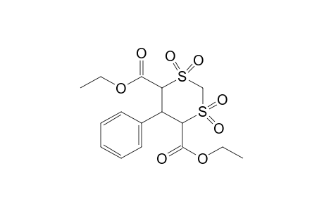 5-phenyl-m-dithiane-4,6-dicarboxylic acid, diethyl ester, 1,1,3,3-tetraoxide