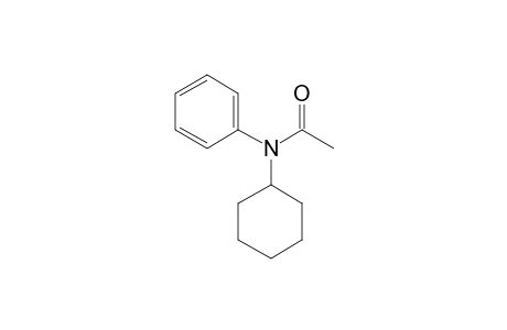 N-Cyclohexylaniline, N-acetyl-