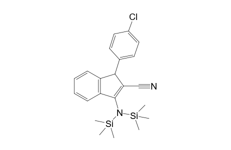 3-[Bis(trimethylsilyl)amino]-1-(4-chlorophenyl)-1H-indene-2-carbonitrile