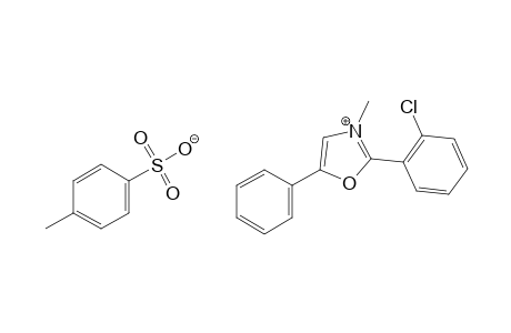 2-(o-chlorophenyl)-3-methyl-5-phenyloxazolium p-toluenesulfonate