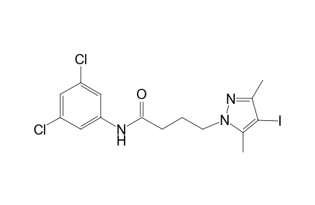 N-(3,5-dichlorophenyl)-4-(4-iodo-3,5-dimethyl-1H-pyrazol-1-yl)butanamide