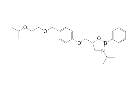 5-((4-((2-isopropoxyethoxy)methyl)phenoxy)methyl)-3-isopropyl-2-phenyl-1,3,2-oxazaborolidine
