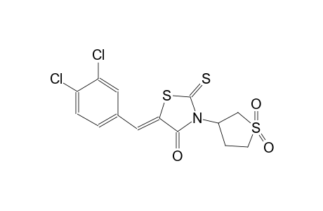 (5Z)-5-(3,4-dichlorobenzylidene)-3-(1,1-dioxidotetrahydro-3-thienyl)-2-thioxo-1,3-thiazolidin-4-one