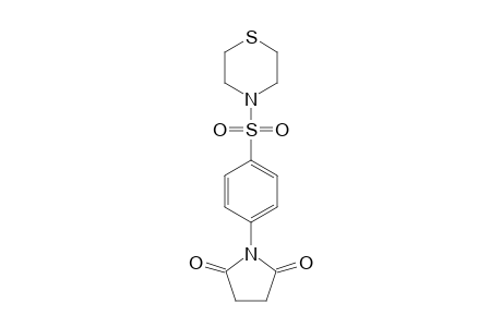 1-[4-(THIOMORPHOLINO-SULFONYL)-PHENYL]-PYRROLIDINE-2,5-DIONE;LASSBIO-1449