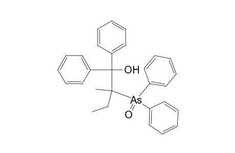 2-(diphenylarsinoyl)-2-methyl-1,1-diphenyl-1-butanol