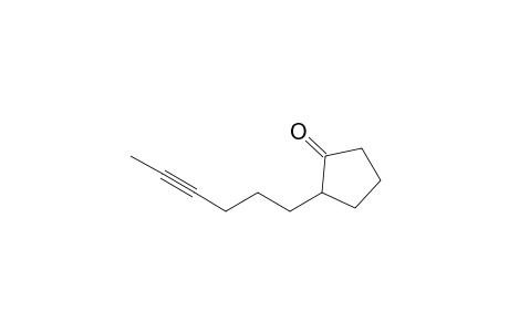 2-(4-Hexynyl)-1-cyclopentanone