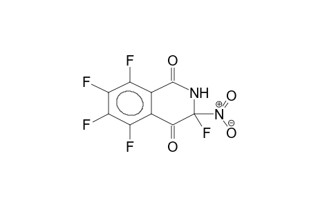 3,5,6,7,8-PENTAFLUORO-1,2,3,4-TETRAHYDRO-3-NITRO-1,4-DIOXOISOQUINOLINE