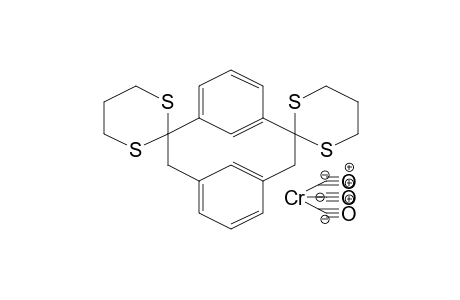 Chromium, tricarbonyl-.eta.-6-dispiro[1,3-dithiano-2,1'-(2,2)-metacyclophano-9',2"-(1",3"-dithiane)]
