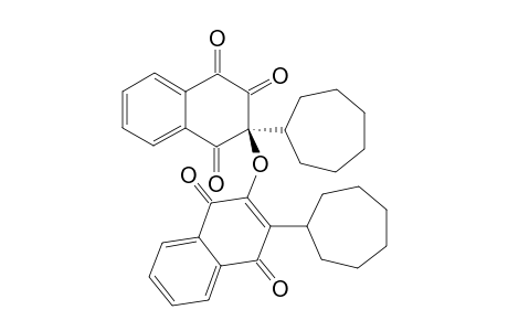 3-CYCLOHEPTYL-3-(2-CYCLOHEPTYLNAPHTHO-1,4-QUINON-2-YL)-OXY-2-OXO-2,3-DIHYDRONAPHTHO-1,4-QUINONE