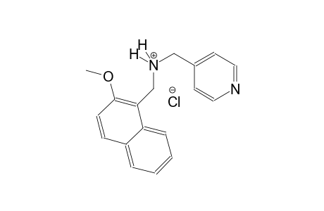 4-pyridinemethanaminium, N-[(2-methoxy-1-naphthalenyl)methyl]-, chloride
