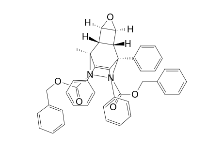 4-Oxa-8,9-diazatetracyclo[5.2.2.0(2,6).0(3,5)]undec-10-ene-8,9-dicarboxylic acid, 1-methyl-7,10,11-triphenyl-, bis(phenylmethyl) ester, (1.alpha.,2.beta.,3.alpha.,5.alpha.,6.beta.,7.alpha.)-