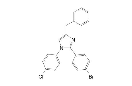 4-Benzyl-2-(4-bromophenyl)-1-(4-chlorophenyl)-1H-imidazole
