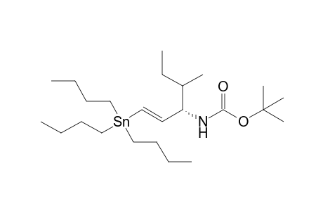 (1S,2E)-1-(1'-Methyl)propyl-3-tributylstannyl-N-(t-butoxycarbonyl)-2-propenamine
