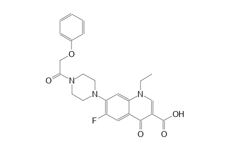 1-ethyl-6-fluoro-4-oxo-7-[4-(phenoxyacetyl)-1-piperazinyl]-1,4-dihydro-3-quinolinecarboxylic acid
