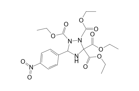 5-(4-nitrophenyl)-1,2,4-triazolidine-1,2,3,3-tetracarboxylic acid tetraethyl ester