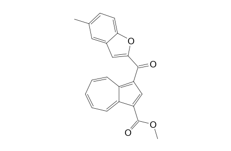 3-(5-Methylbenzofuran-2-carbonyl)azulene-1-carboxylic acid methyl ester