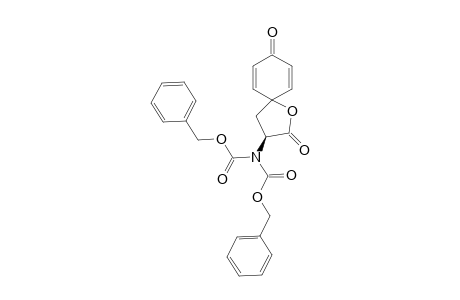 (3S)-3-[Bis(benzyloxycarbonyl)amino]-1-oxaspiro[4.5]deca-7,10-diene-2,8-dione