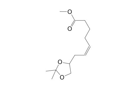 7-(2,2-Dimethyl-[1,3]dioxolan-4-yl)-hept-5-enoic acid methyl ester
