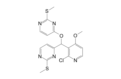 (2-Chloro-4-methoxypyridin-3-yl)[2-(methylsulfanyl)pyrimidin-4-yl]-[2-methylsulfanyl)pyrimidin-4-yloxy]methane
