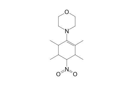 4-(2,3,5,6-Tetramethyl-4-nitro-1-cyclohexen-1-yl)morpholine