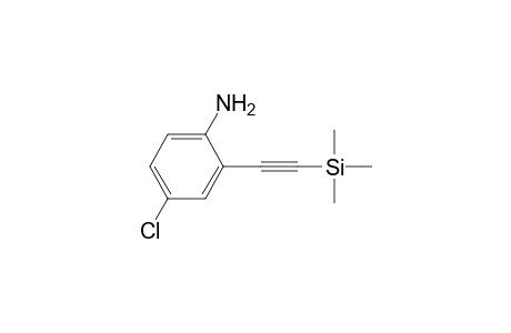 4-chloranyl-2-(2-trimethylsilylethynyl)aniline