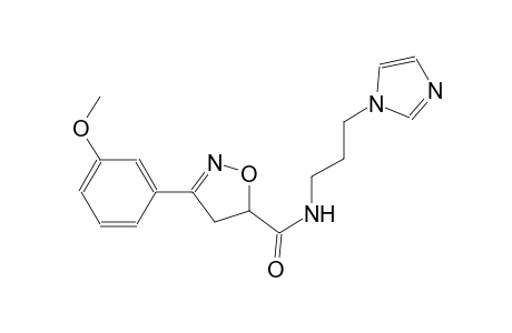 5-isoxazolecarboxamide, 4,5-dihydro-N-[3-(1H-imidazol-1-yl)propyl]-3-(3-methoxyphenyl)-