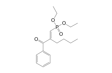 (E)-2-butyl-3-diethoxyphosphoryl-1-phenyl-prop-2-en-1-one