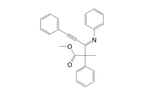 Methyl 2-methyl-2,5-diphenyl-3-phenyliminopent-4-ynoate