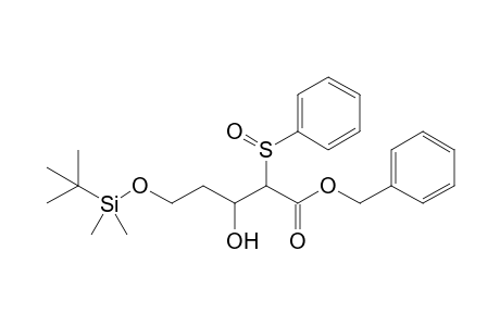 Benzyl (RS)-5-(tert-Butyldimethylsiloxy)-3-hydroxy-2-(phenylsulfinyl)pentanoate