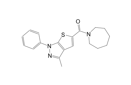 1H-thieno[2,3-c]pyrazole, 5-[(hexahydro-1H-azepin-1-yl)carbonyl]-3-methyl-1-phenyl-