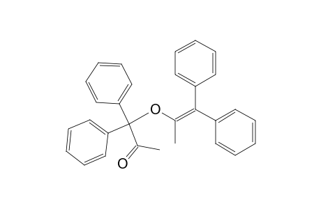 2-Propanone, 1-[(1-methyl-2,2-diphenylethenyl)oxy]-1,1-diphenyl-