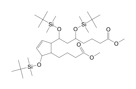 5.alpha.,7.alpha.,11-Trihydroxytetranor-prost-9 trans-1,16-dioic acid methyl ester t-butyldimethylsilyl ether