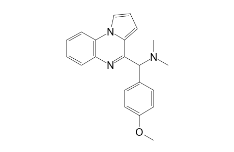 4-(.alpha.-Dimethylamino-4-methoxybenzyl)pyrrolo[1,2-a]quinoxaline