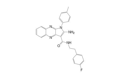 2-amino-N-[2-(4-fluorophenyl)ethyl]-1-(4-methylphenyl)-1H-pyrrolo[2,3-b]quinoxaline-3-carboxamide
