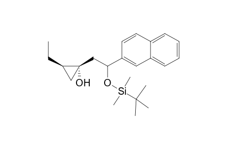 (1S,2R)-(E)-1-[2-(tert-Butyldimethylsilyloxy)-2-naphthylethyl]-2-ethylcyclopropanol