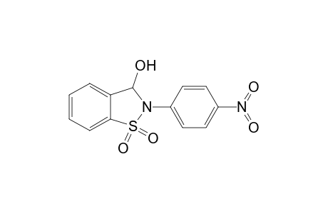 2,3-Dihydro-2-p-nitrophenyl-3-hydroxybenzisothiazole-1,1-dioxide